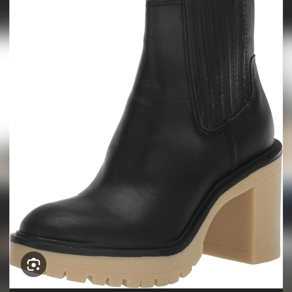 Dolce Vita - Jade Black Heeled Boots. Size 8
